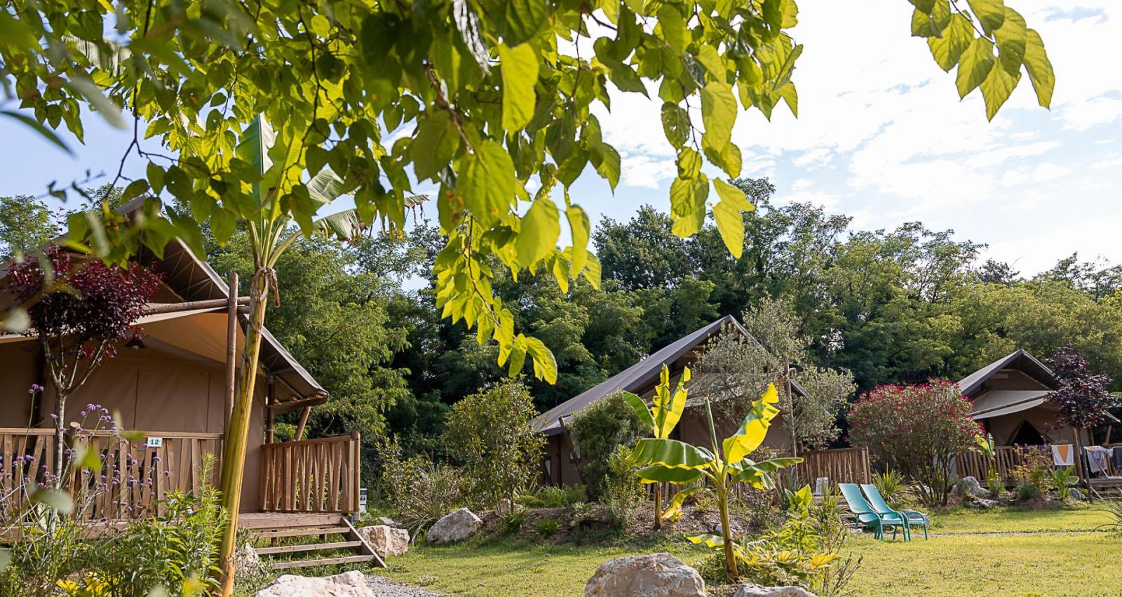 tentes lodges camping soleil fruite
